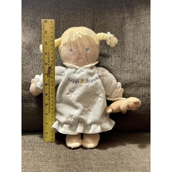 Carter's Sweet Dreams Baby Doll with Teddy Bear Blue Stars Plush 48528 2005 - Picture 2 of 5